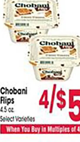 Chobani Flips at Jewel-Osco