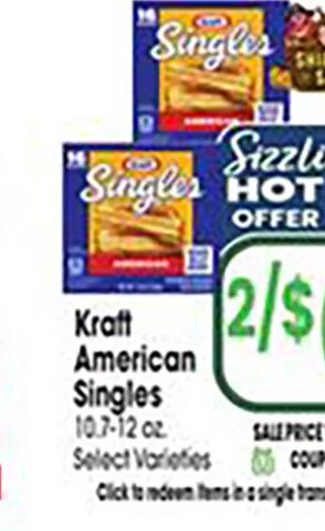 Kraft American Singles at Jewel-Osco