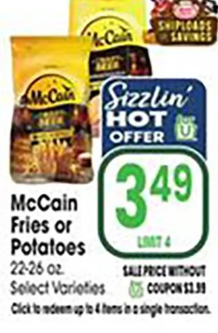 McCain Fries or Potatoes