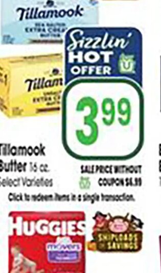 Tillamook Butter at Jewel-Osco