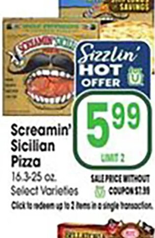 Screamin' Sicilian Pizza at Jewel-Osco