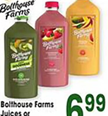 Bolthouse Farms Juices or Smoothies