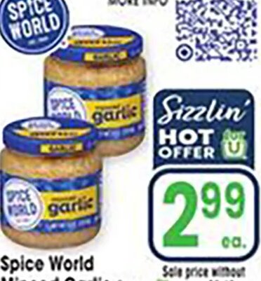 Spice World Minced Garlic