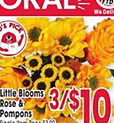 Little Blooms Rose & Pompons