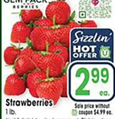 Strawberries at Jewel-Osco