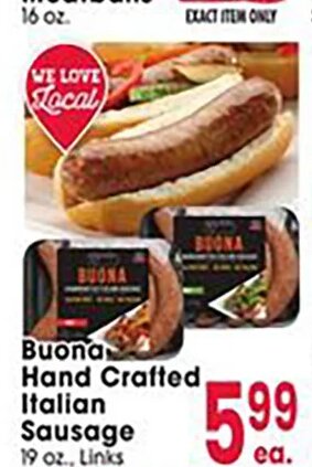 Buona Italian Sausage