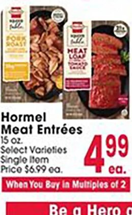 Hormel Meat Entrees at Jewel-Osco