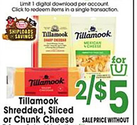Tillamook Cheese at Jewel-Osco
