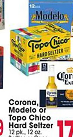 Corona/Modelo/Topo Chico at Jewel-Osco
