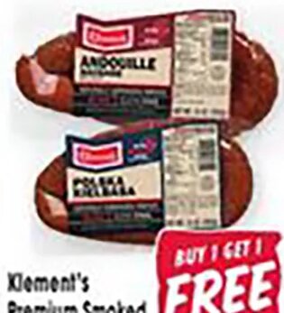 Klement's Premium Smoked Sausage