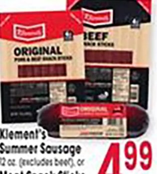 Klement's Summer Sausage