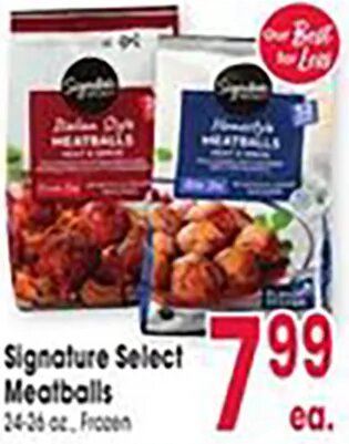 Signature Select Meatballs