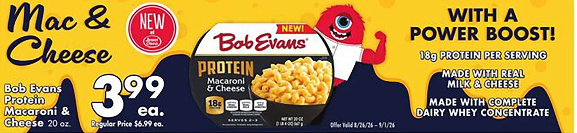 Bob Evans Protein Macaroni & Cheese at Jewel-Osco