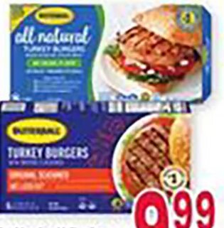 Butterball Turkey Burgers at Jewel-Osco
