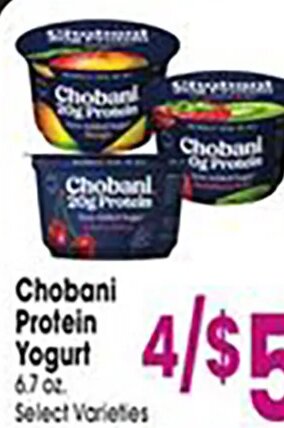Chobani Yogurt at Jewel-Osco