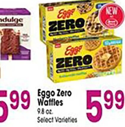 Eggo Zero Waffles at Jewel-Osco