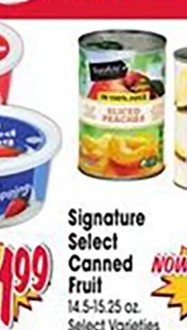 Signature Select Canned Fruit