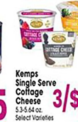 Kemps Single Serve Cottage Cheese at Jewel-Osco