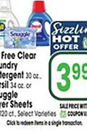 All Free Clear Laundry Detergent at Jewel-Osco