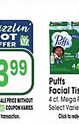 Puffs Facial Tissue