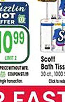 Scott Bath Tissue at Jewel-Osco