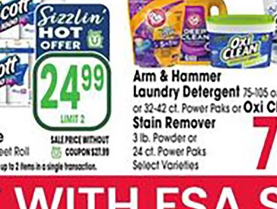 Arm & Hammer Laundry Detergent at Jewel-Osco