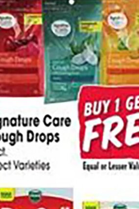 Signature Care Cough Drops