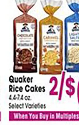 Quaker Rice Cakes at Jewel-Osco