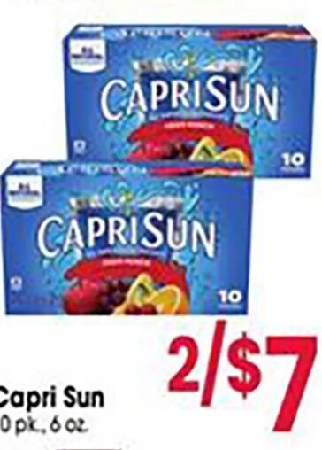 Capri Sun at Jewel-Osco