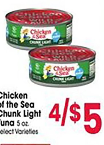 Chicken of the Sea Chunk Light Tuna at Jewel-Osco