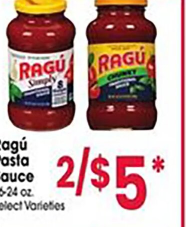 Ragu Pasta Sauce