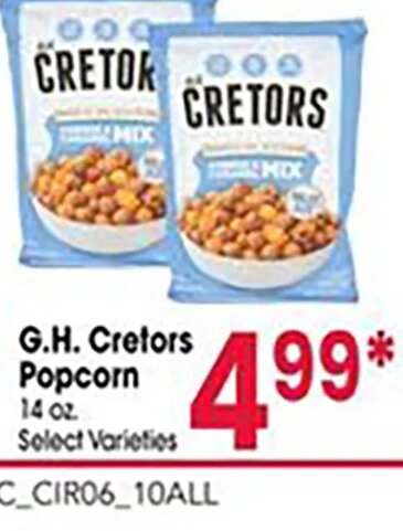 G.H. Cretors Popcorn at Jewel-Osco