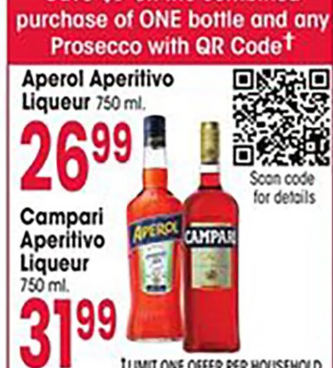 Aperol Aperitivo Liqueur
