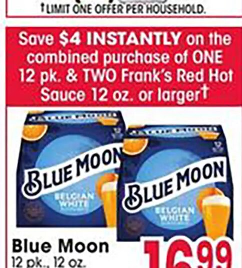 Blue Moon at Jewel-Osco