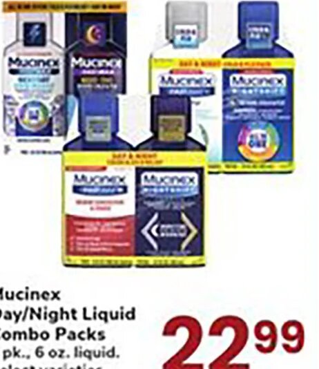 Mucinex Day/Night Liquid Combo Packs