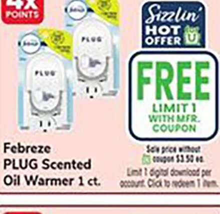 Febreze PLUG Scented Oil Warmer at Jewel-Osco