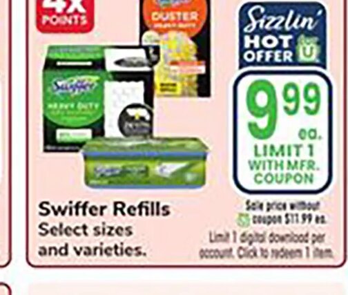 Swiffer Refills at Jewel-Osco