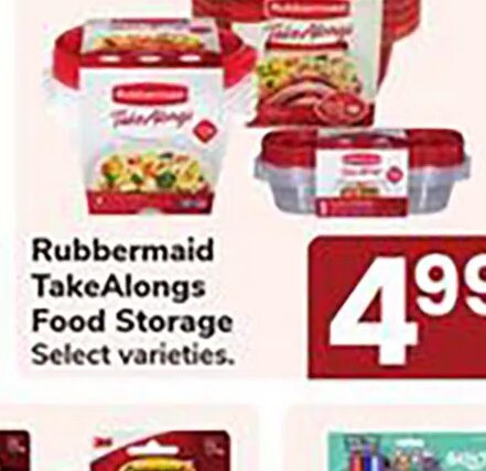 Rubbermaid TakeAlongs Food Storage