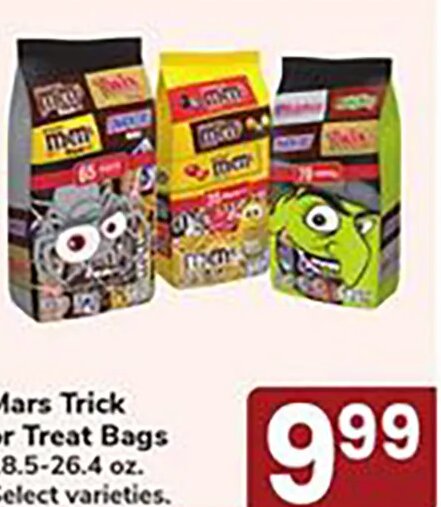 Mars Trick or Treat Bags