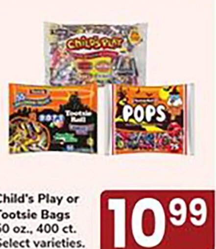 Child's Play or Tootsie Bags