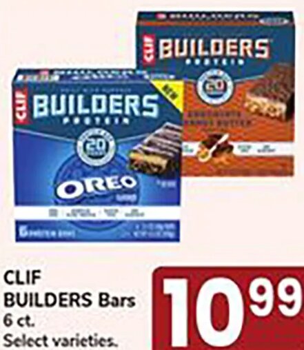 CLIF BUILDERS Bars