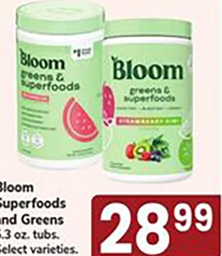 Bloom Superfoods and Greens