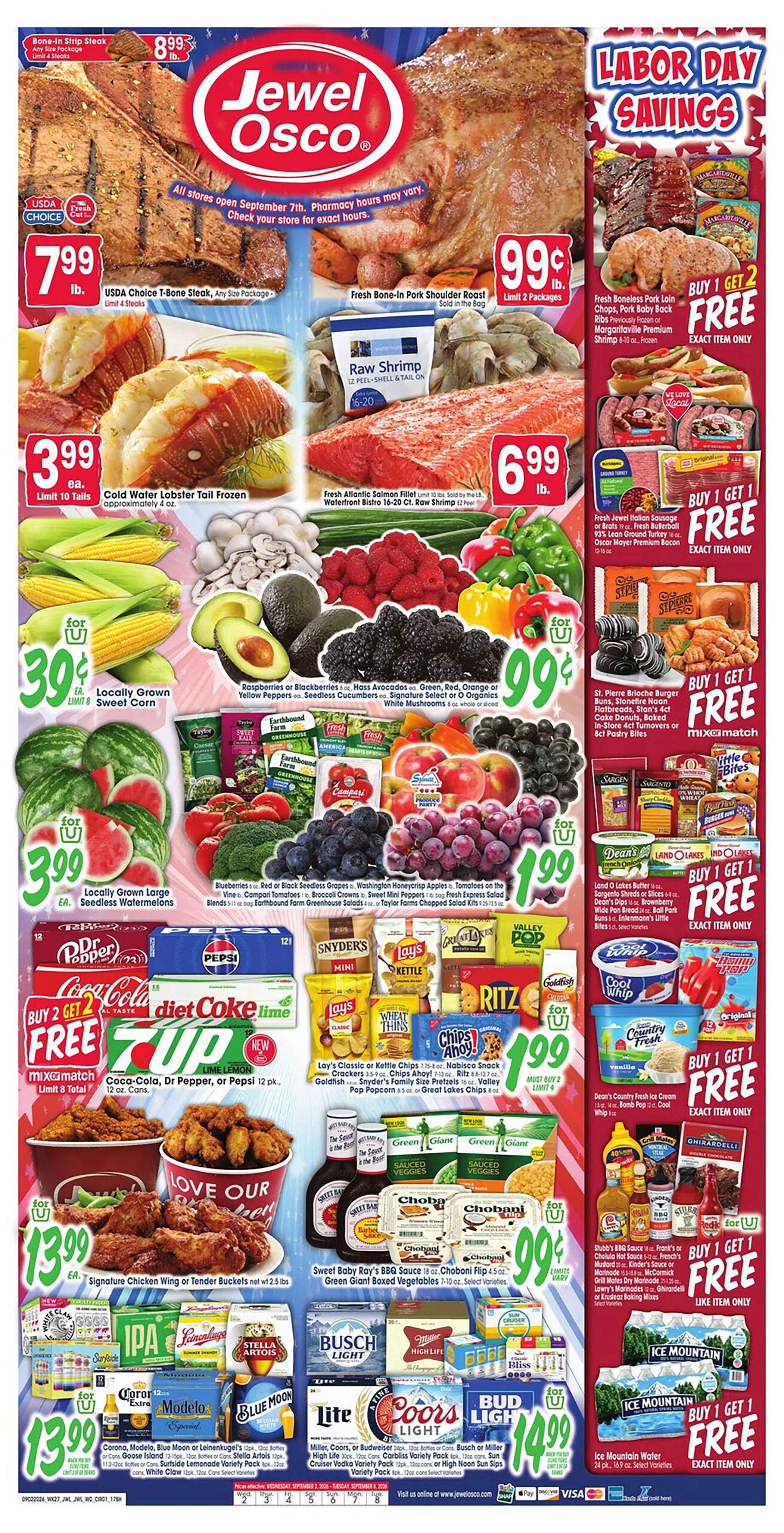 Jewel-Osco Weekly Ad Page 1
