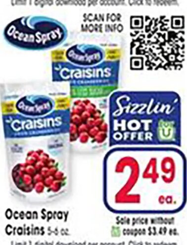 Ocean Spray Craisins