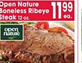Open Nature Boneless Ribeye Steak