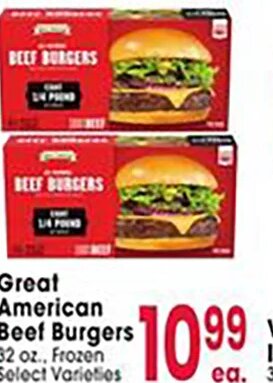 Great American Beef Burgers