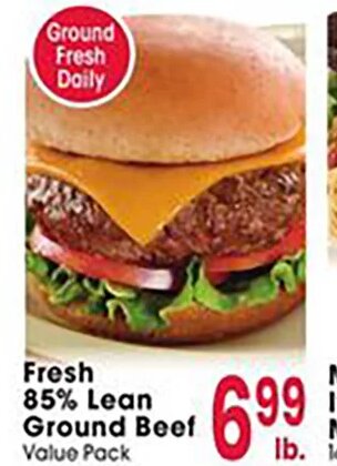 Fresh 85% Lean Ground Beef at Jewel-Osco