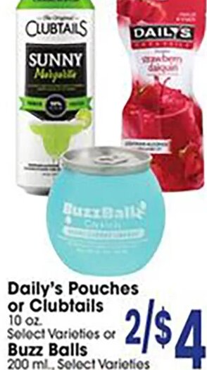 Daily's Pouches or Clubtails or Buzz Balls