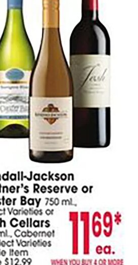 Kendall-Jackson Vintner's Reserve or Josh Cellars