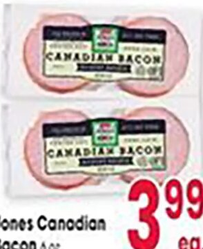 Jones Canadian Bacon at Jewel-Osco